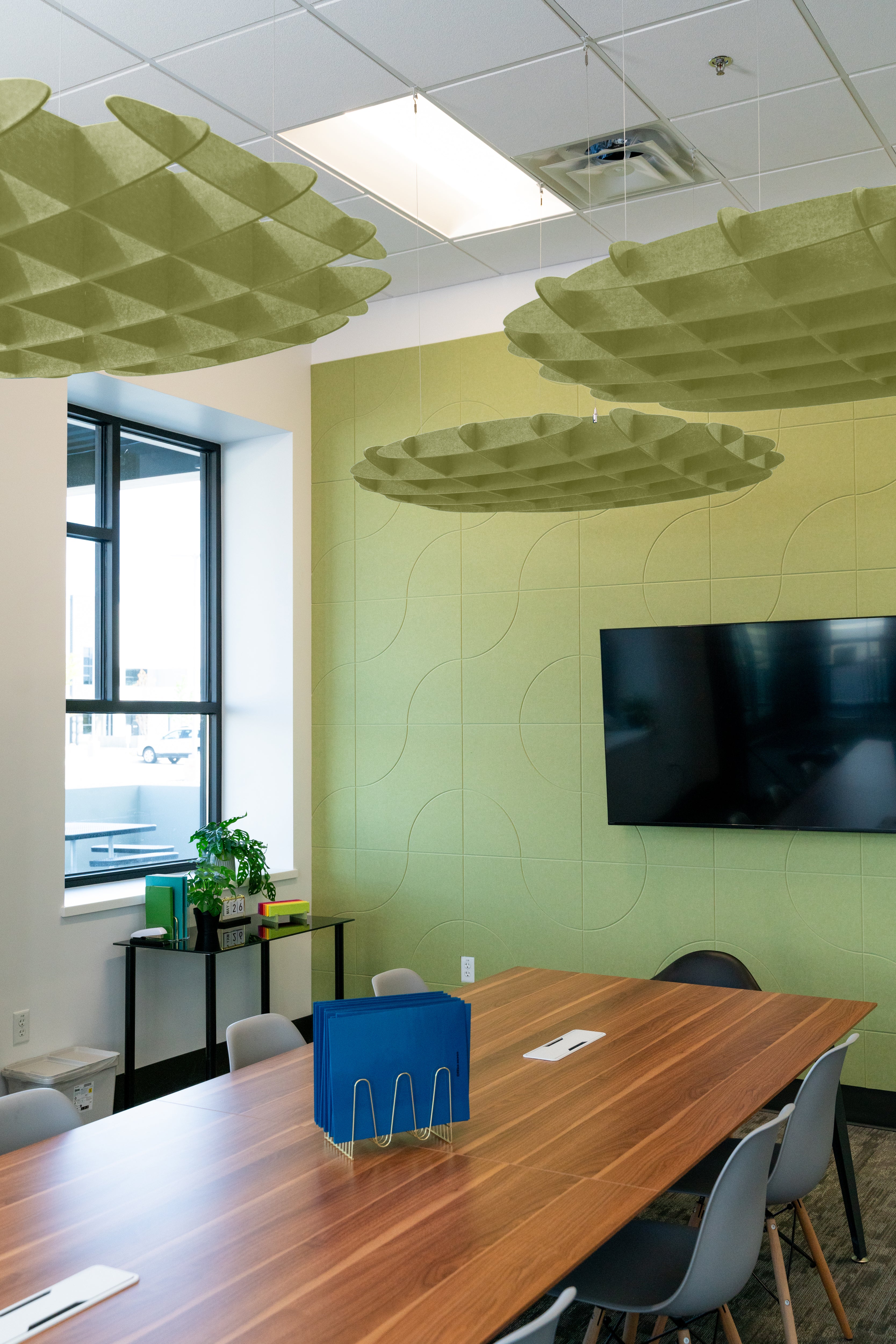 Aloe Foil Ceiling Cloud Baffle